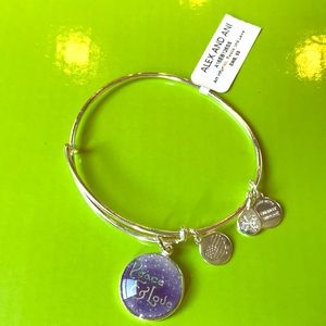 Alex and Ani Peace and Love bracelet ✌️